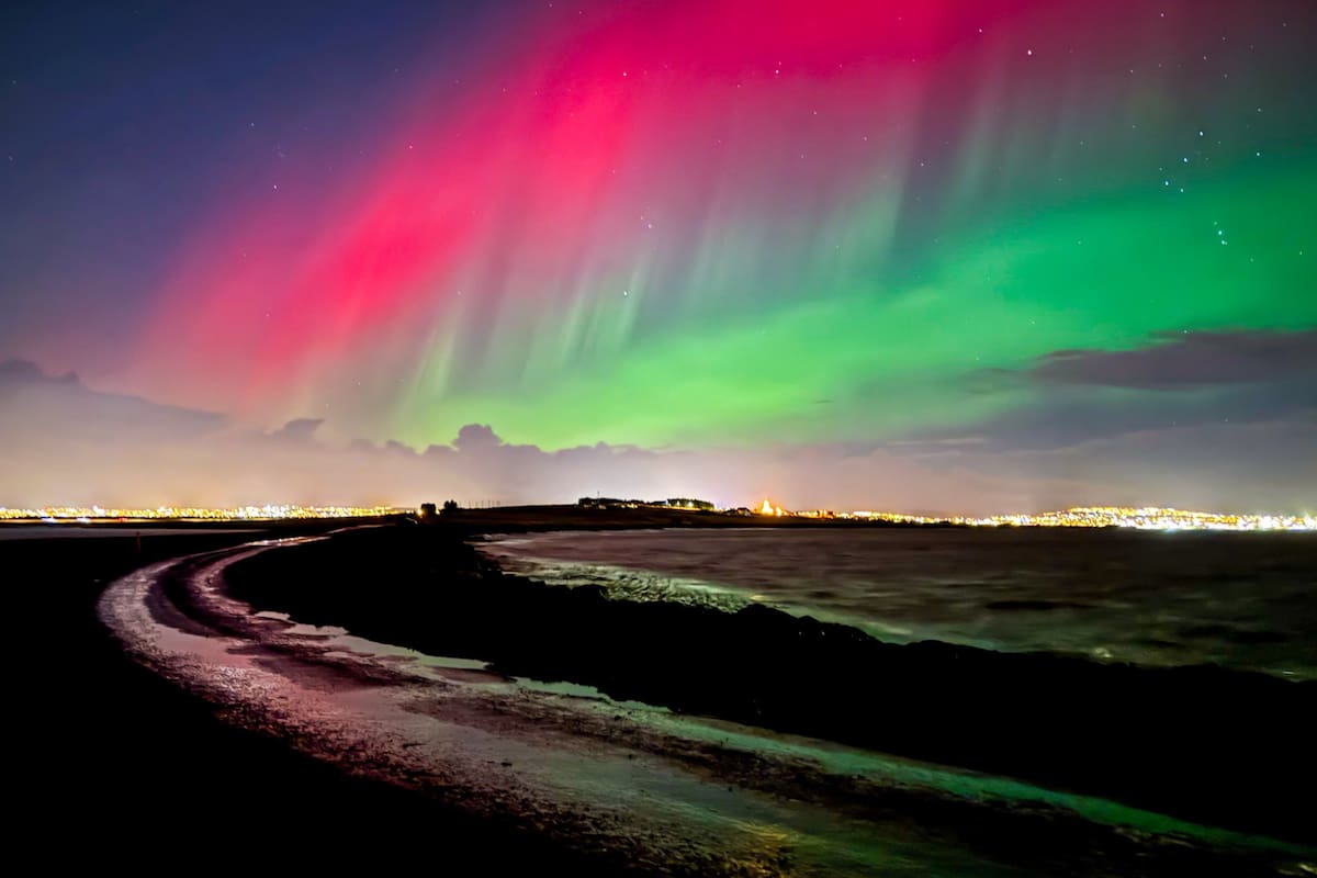 En la noche del lunes 19 de enero hubo una tormenta solar que provocaron auroras boreales en distintos puntos del mundo