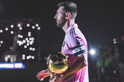 En la "Noche d'Or" Leo presagió un 2024 mejor que el año que se termina para Inter Miami.