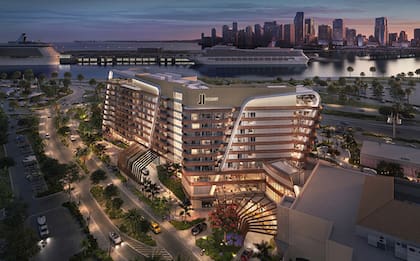 En la parte norte de la isla, los desarrolladores ESJ Capital Partners buscan renovar el sitio de Jungle Island (ESJ Capital Partners)