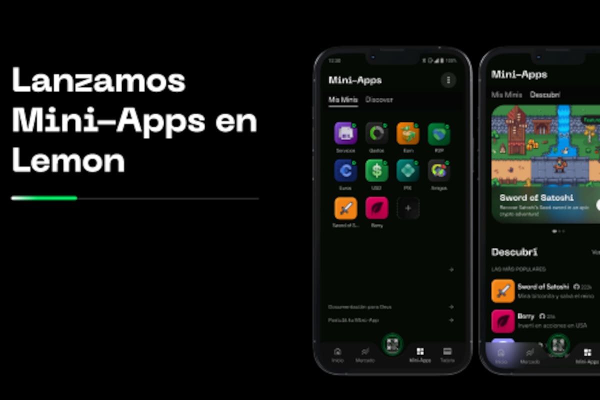 En la práctica, la nueva sección funciona como un “app store” cripto dentro de la
billetera