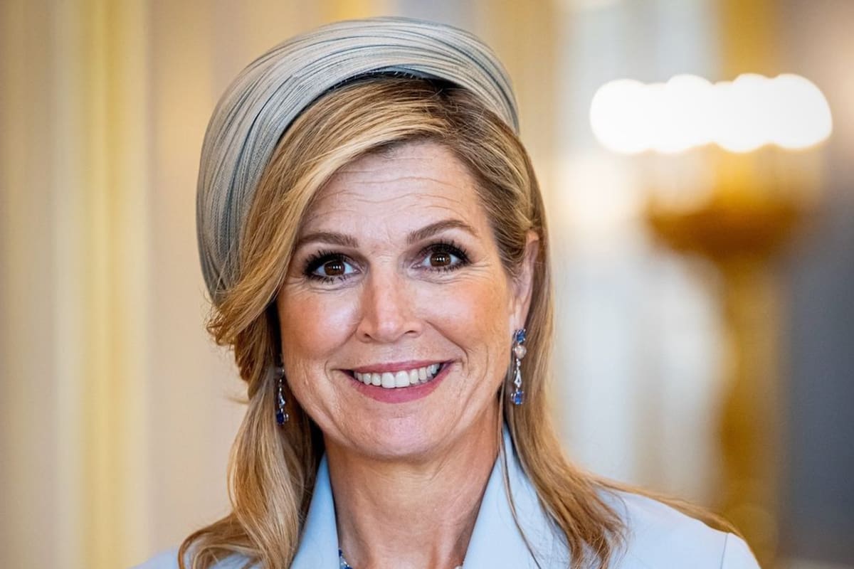 En la previa de la Copa Sudamericana, se viralizó una foto de los hinchas de Racing en la cual se incluyó a la reina de los Países Bajos, Máxima Zorreguieta (Foto: Instagram @patrickvkatwijk)