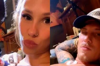 En la previa del debut en La Academia, el nuevo formato ideado por Marcelo Tinelli, la pareja compartió en las redes sociales su pasó por el estudio de un artista.