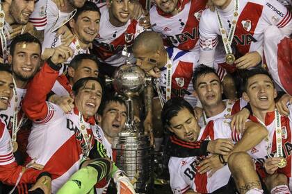 En la primera incursión como entrenador en la Libertadores, Gallardo fue campeón