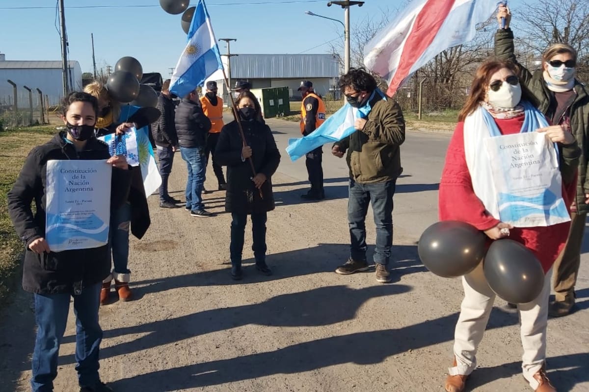 En la protesta se cruzaron diversos reclamos más allá del agro