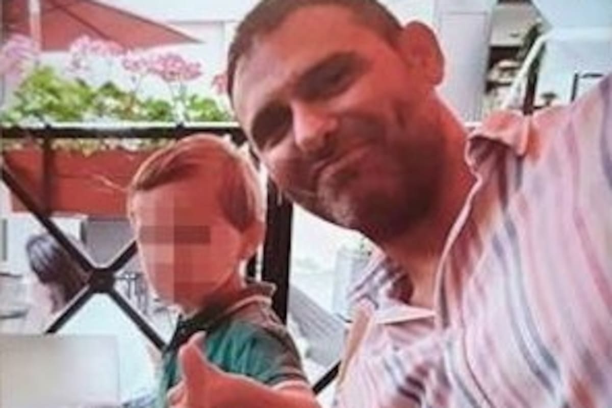 En la que sería la última foto del niño de dos años con vida, se ve a Martín Ezequiel Álvarez Giaccio y a su hijo sonrientes