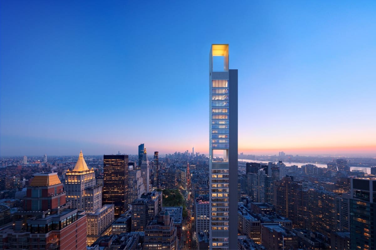 En la Quinta Avenida se construye la torre residencial 262 Fifth Avenue, un rascacielos de lujo de 52 pisos y 262 metros de altura