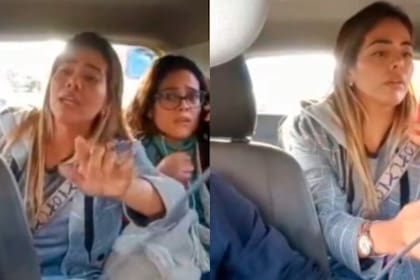 En la red social TikTok se registró el momento en el que las turistas discuten en duros términos con el chofer (Foto: TikTok: @belesari)