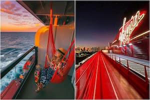 En la reseña destacó los espacios de comodidad y relajación en el más reciente crucero para adultos de Virgin