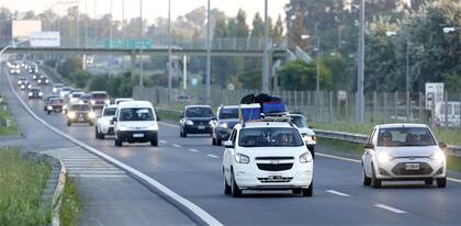 En la ruta 2, ayer por la tarde, por el peaje de Samborombón pasaron 33,6 vehículos por minuto