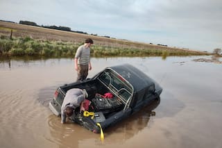 Cerca de 25.000 hectáreas están afectadas en Necochea por los anegamientos y la cosecha quedó frenada