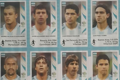 En la selección argentina hay un caso emblemático; historias de jugadores cuya ilusión no traspasó los stickers