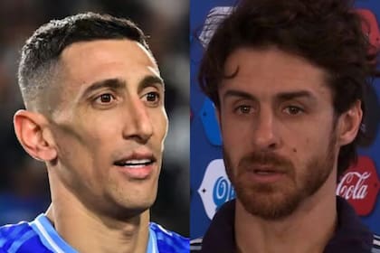 En la serie de Ángel Di María, Pablo Aimar reveló la historia detrás del tatuaje que se hizo en honor al "Fideo" (Foto: FREDERIC J. BROWN - AFP / Captura de video)