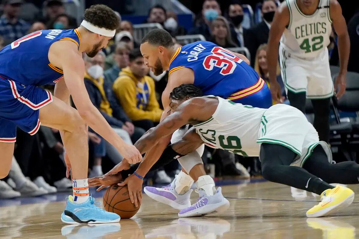 En la temporada Golden State y Boston se ganaron mutuamente de visitante