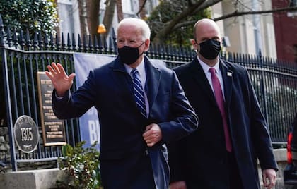 En la Trinity Church, Biden asistió ayer a su primera misa como presidente