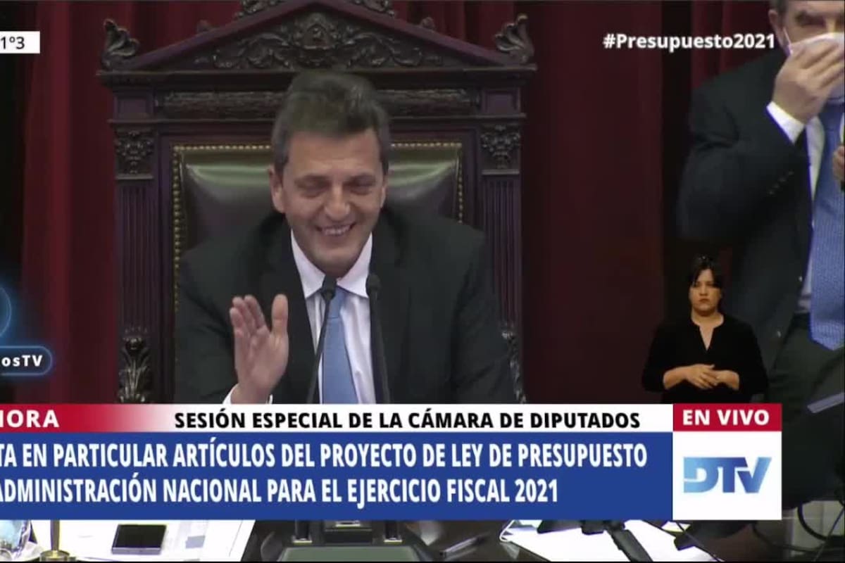 En la votación del Presupuesto una diputada lanzó un insulto por sus problemas de conectividad