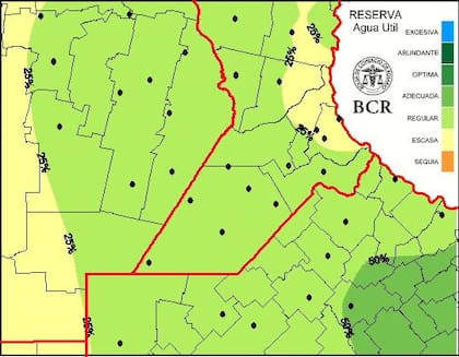 En la zona agrícola núcleo hay lugares con escasa reserva de humedad