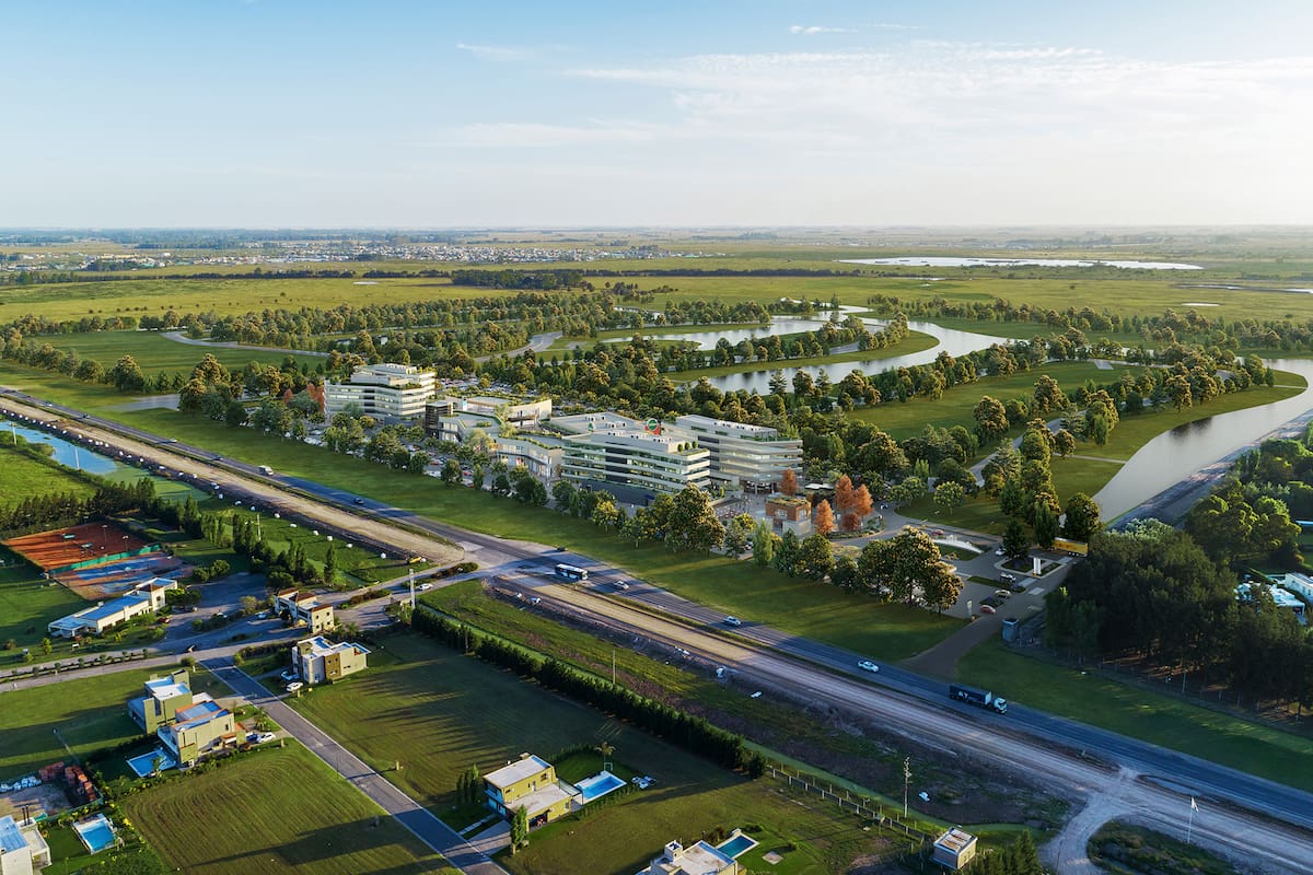 En la zona del corredor de Canning siguen surgiendo nuevos emprendimientos de viviendas y se multpilican las oficinas