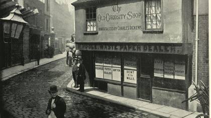 En las calles y personajes de la ciudad, Dickens encontraba su inspiración