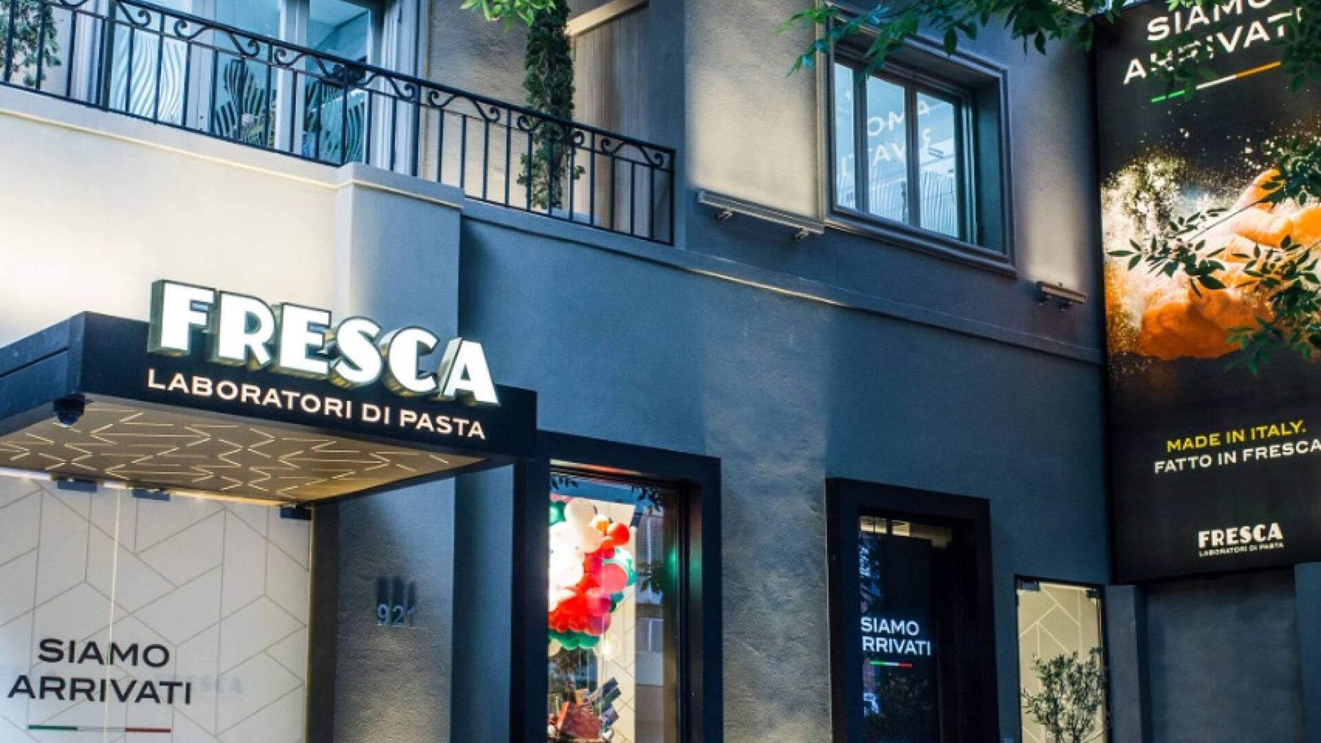 En Las Cañitas, el edificio está preparado para tentarse con sabores italianos