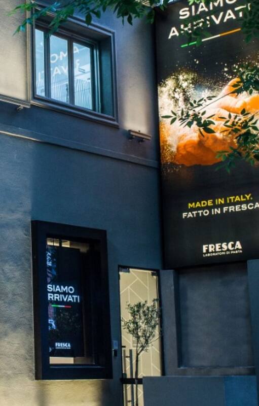 En Las Cañitas, el edificio está preparado para tentarse con sabores italianos