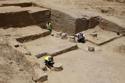 En las cercanías de Rafah distintos trabajos de excavación han sacado a la luz restos de la milenaria historia de la localidad palestina