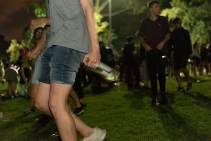 En las previas que se realizan en casas o plazas es común que circule alcohol. Según el Observatorio de Adicciones y Consumos Problemáticos de la Defensoría del Pueblo de la Provincia de Buenos Aires, el 71,5% de los adolescentes comenzó a consumir alcohol antes de los 15 años