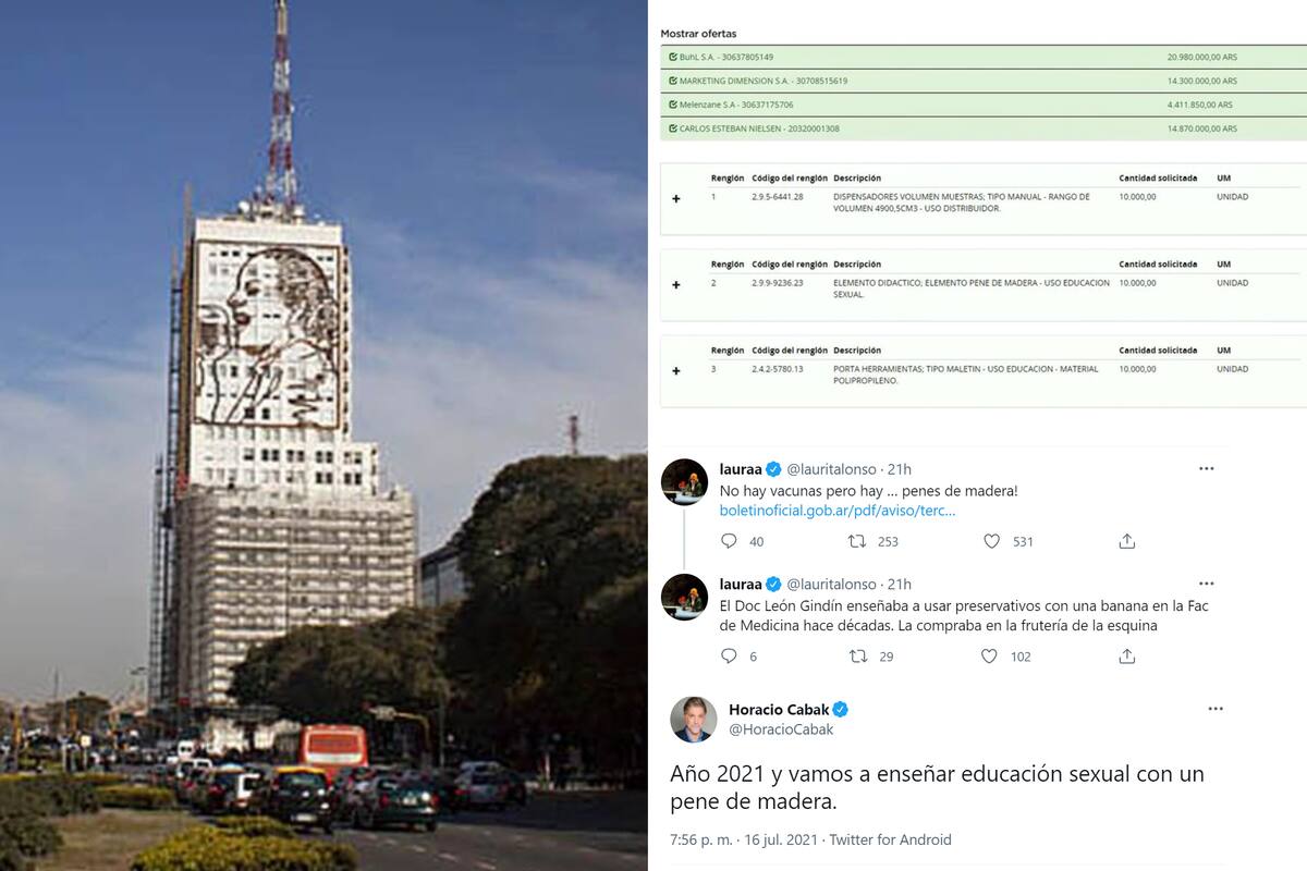 En las redes, cientos de personas comentaron la intención del Ministerio de Salud de adquirir penes de madera para brindar Educación Sexual Integral