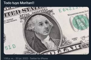 En las redes reaccionaron al aumento del dólar blue (Foto: Captura /@Fran_Casaretto_)