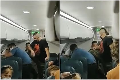 En las redes se compartieron detalles de lo ocurrido en el vuelo (Foto: Captura de video)