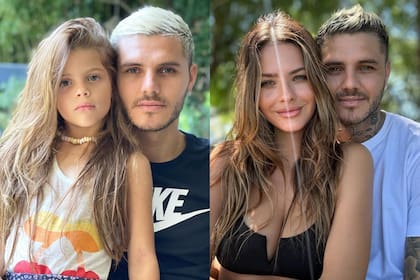 En las redes sociales advirtieron que la China Suárez estaría copiando algunas de las fotos que Mauro Icardi se sacó con sus hijas Francesca e Isabella (Foto: Instagram @mauroicardi)