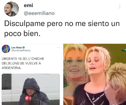 En las redes sociales replicaron la noticia de que Chiche regresará a la Argentina
