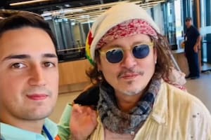 En las últimas horas, el actor Johnny Depp aterrizó en el aeropuerto de Punta del Este