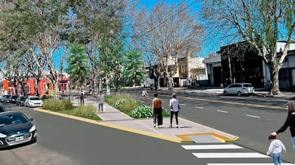 En Liniers se intervendrán cuatro cuadras sobre la avenida Emilio Castro, entre Martiniano Leguizamón y Fonrouge