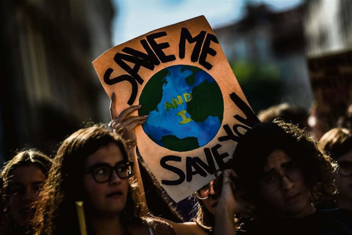 En Lisboa, marchas por el clima