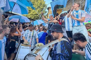 Así palpitan londinenses y argentinos en la capital inglesa la gran semifinal