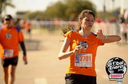 En los 10k de Bimbo quedó 4° en la general damas y 3° en la categoría 20-29 años