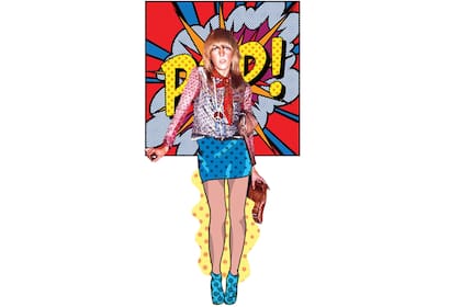 En los años 60, Minujín se paseaba en minifalda y minivestidos: mostrar las piernas era una revolución en esos tiempos.