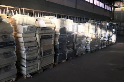 En los años que lleva en funcionamiento, Reciclarg procesó 350.000 kilos de basura electrónica, que no es ni el 1% de lo que se genera en la provincia