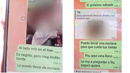En los chats, el hombre -de profesión arquitecto- realizaba comentarios en español sobre el color de piel del niño e incluso sugería que podría “llevarlo como esclavo”
