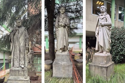 En los diversos jardines del Hospital de Almagro encontramos estatuas de galenos y eruditos de la Medicina y la ciencia.