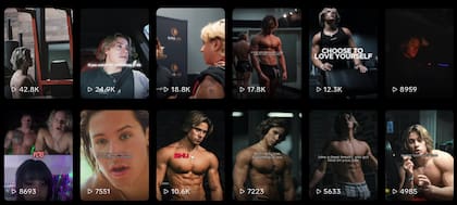 En los hombres, el fenómeno se presenta como una exacerbación de un presunto "cuerpo masculino"