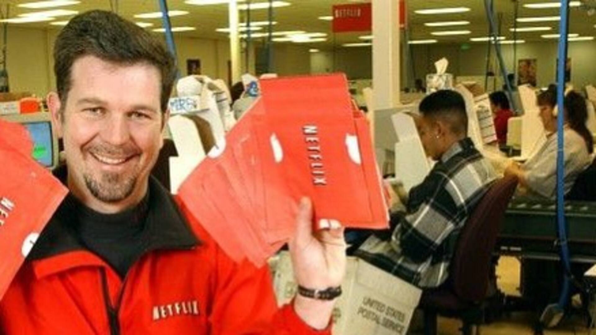 En los inicios de Netflix, cuando las películas llegaban en DVD por correo