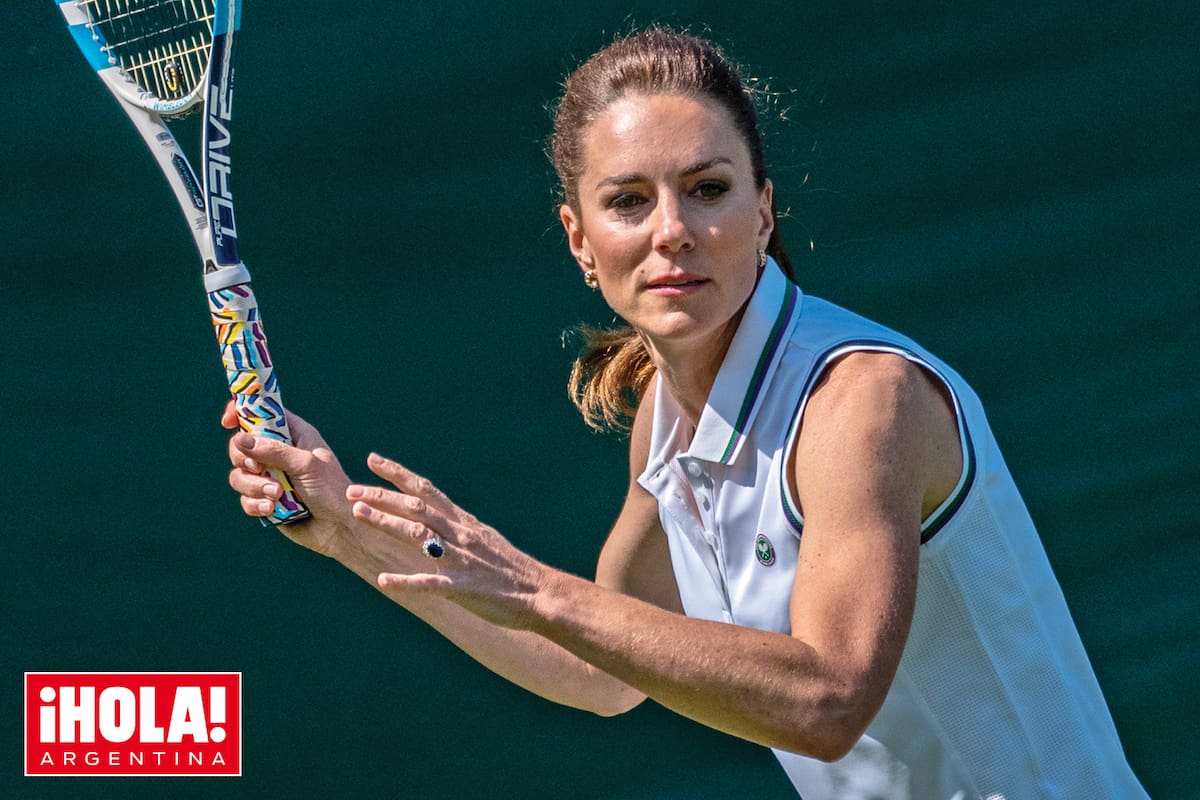 En los puntos disputados con el ex número uno del mundo, la futura reina demostró sus habilidades para el deporte blanco.