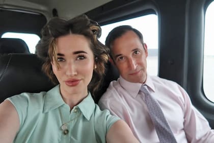 En los roles de
Harry y Becky, padre e hija
también en la ficción para la
serie "Leverage: Redemption"
