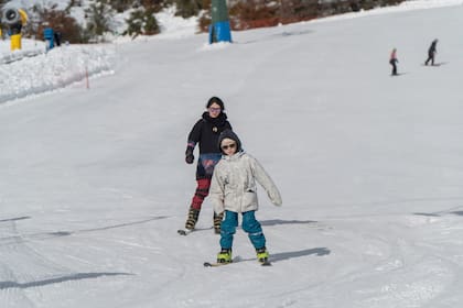 En los últimos días, las intensas nevadas entusiasmaron a esquiadores y snowboarders