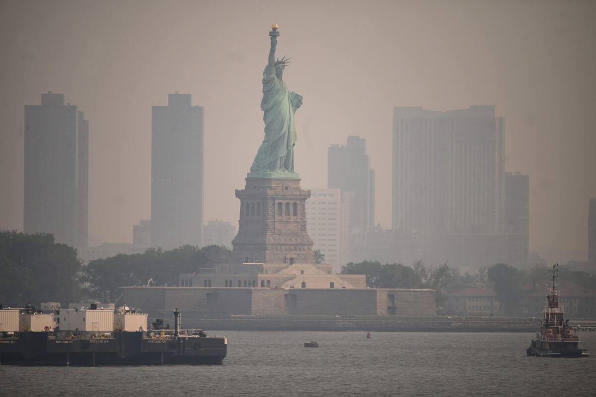 En los últimos días, Nueva York sufrió las secuelas de los incendios que hay en Canadá