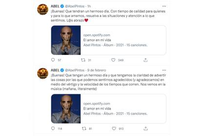 En los últimos días subió una serie de mensajes motivacionales