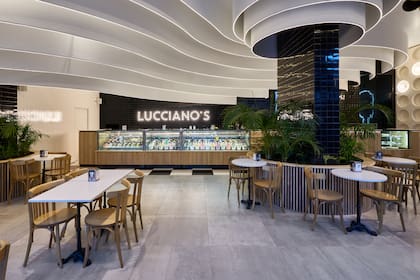 En Lucciano's buscan que el consumo sea toda una experiencia, y por eso ponen especial énfasis en sus locales. Aquí, el recién abierto en Coghlan.