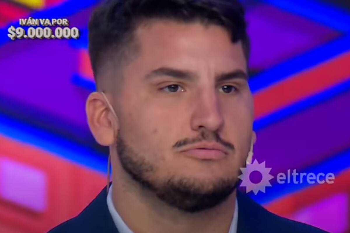 En lunes, Iván participó por tercera vez en Los 8 escalones de los 3 millones (Foto: Captura de TV / eltrece)