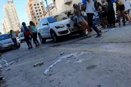 En Mar del Plata, atropellaron a una adolescente en el festejo del último primer día de clases